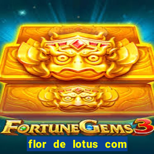 flor de lotus com lua tatuagem